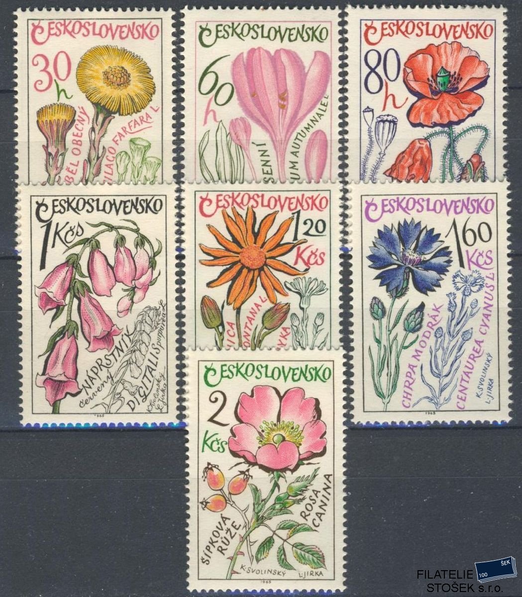 Československo známky 1489-95