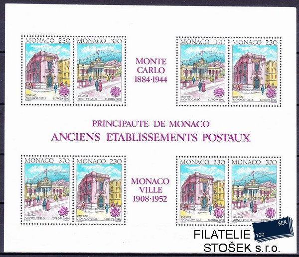 Monako známky Mi 1961-2 (Bl.47)