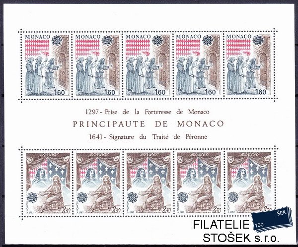 Monako známky Mi 1516-7 (Bl.19)