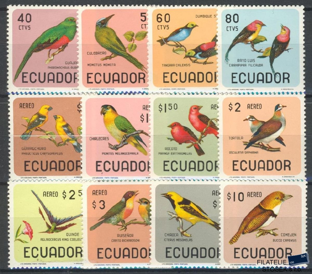 Ecuador známky Mi 1230-41