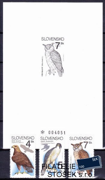 Slovensko známky 0034-6 + Černotisk