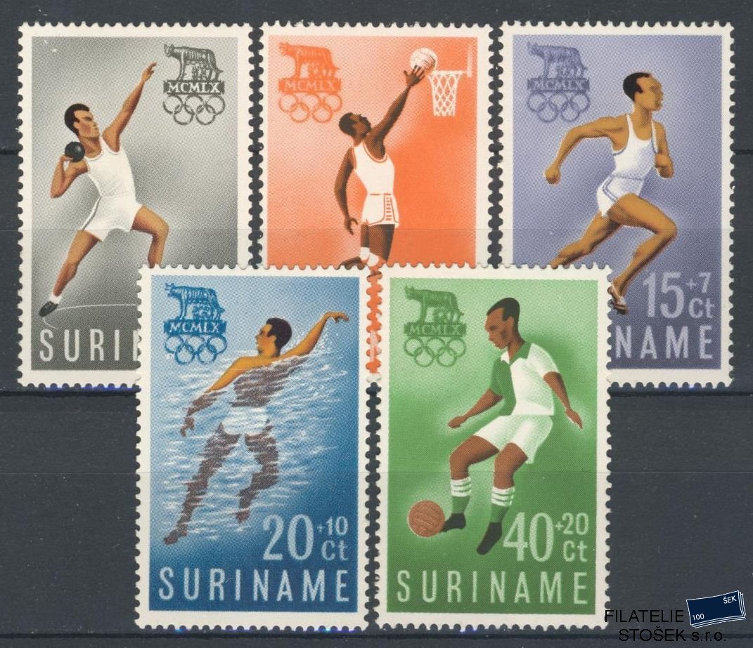 Suriname známky Mi 384-88