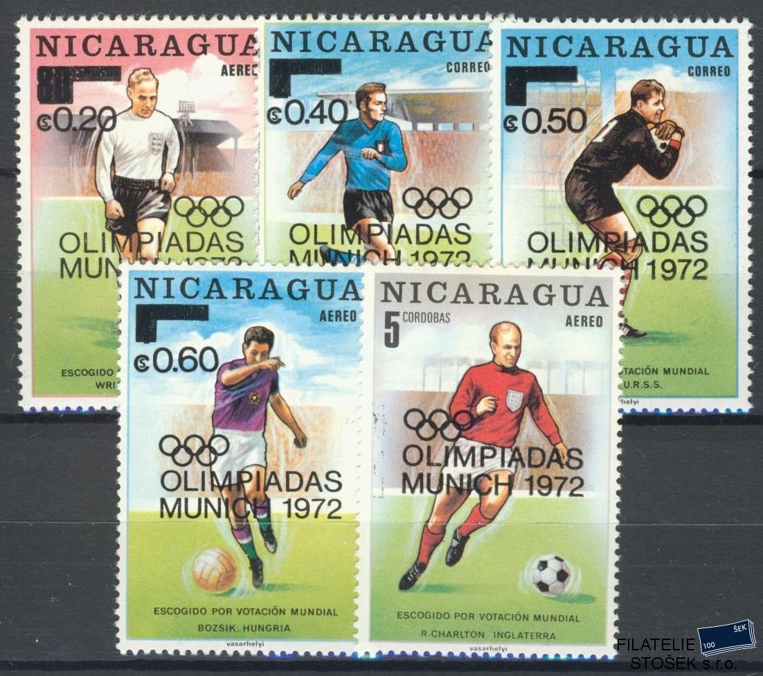 Nicaragua známky Mi 1660-64