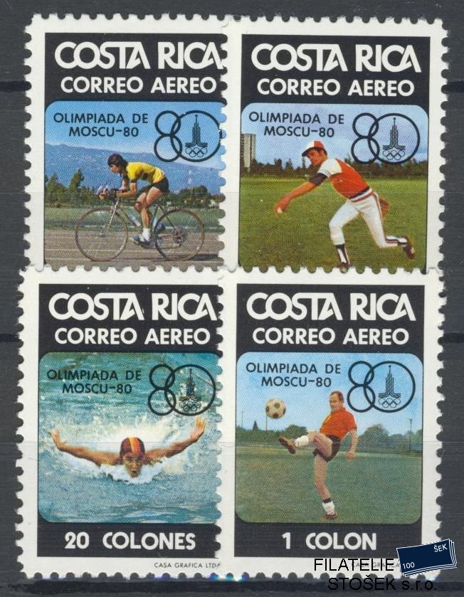 Costa Rica známky Mi 1065-68