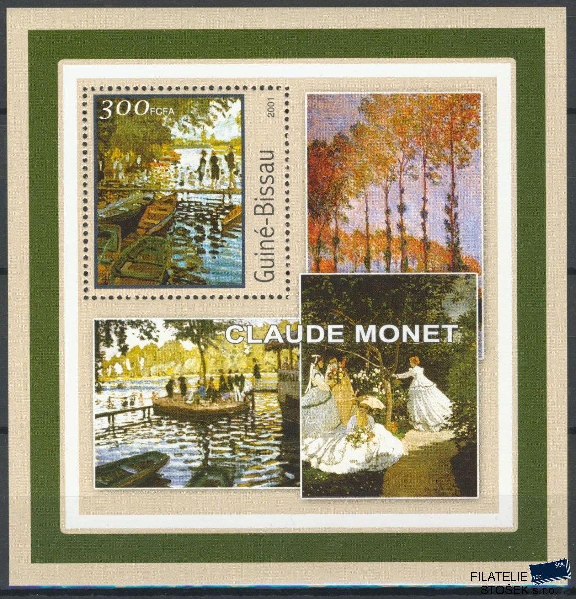 Guinea Bissau známky Mi rok 2001) Claude Monet