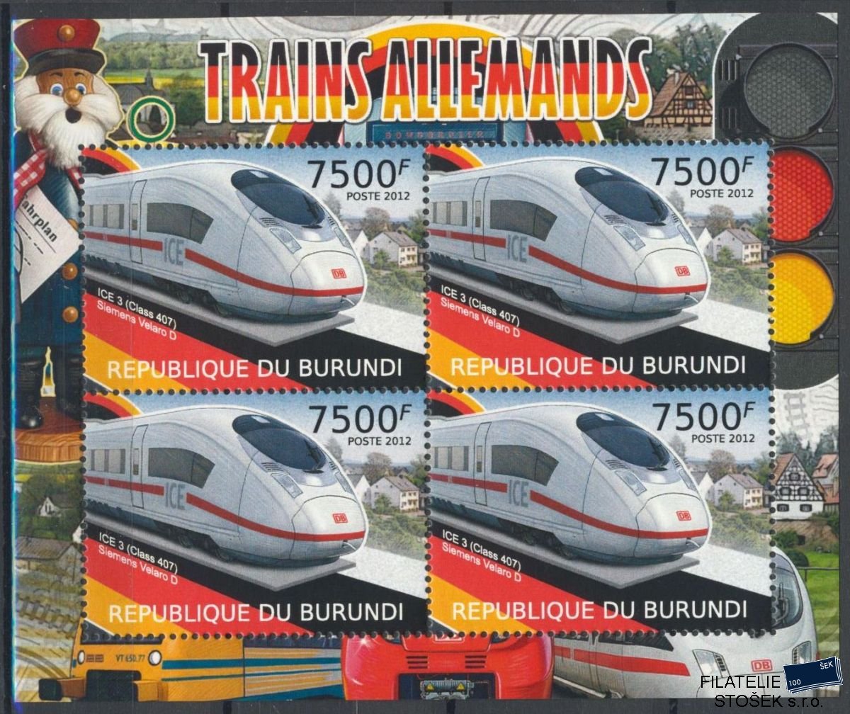 Burundi známky Mi 2458 (Bl.222)