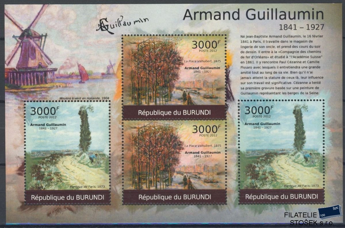 Burundi známky Mi 2363-6 Armand Guillaumin