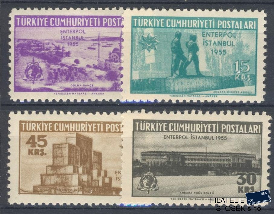 Turecko známky Mi 1432-35