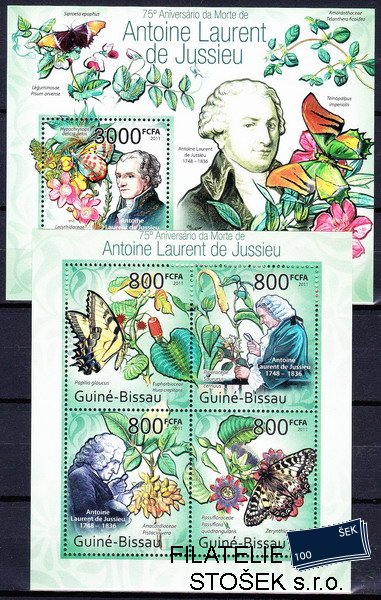 Guinea Bissau známky Mi 5439-42+Bl.936
