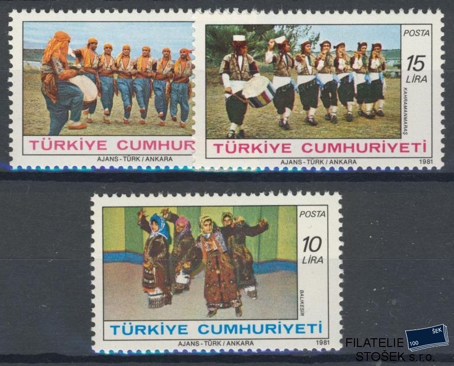Turecko známky Mi 2548-50