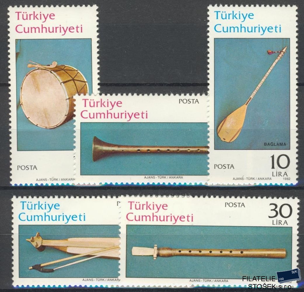 Turecko známky Mi 2618-22
