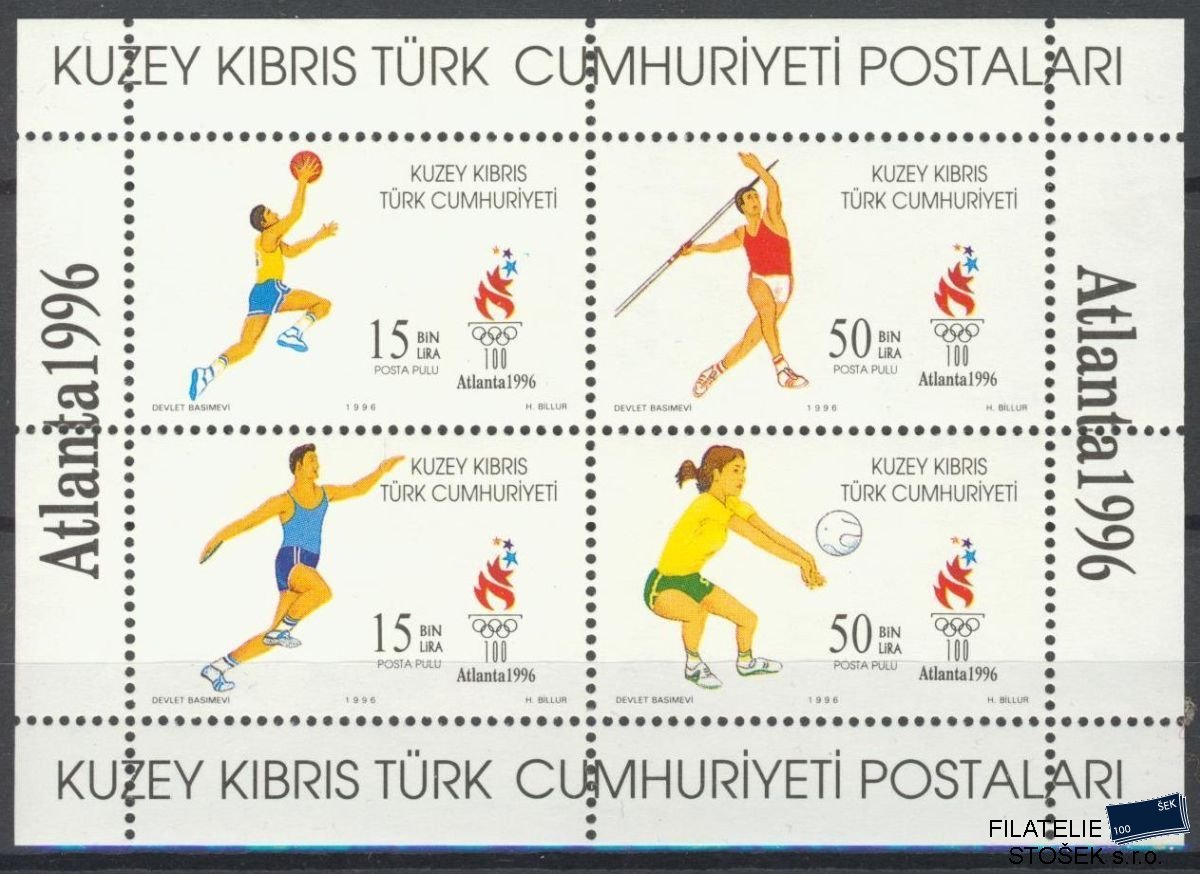 Turecký Kypr známky Mi Blok 16