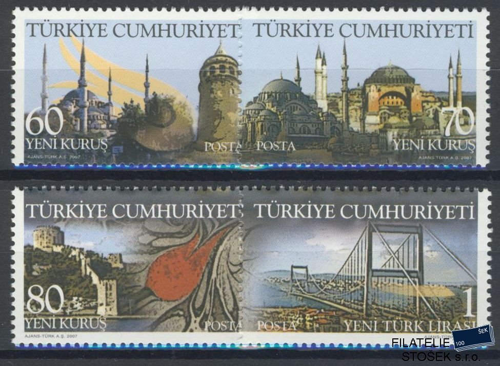 Turecko známky Mi 3615-18