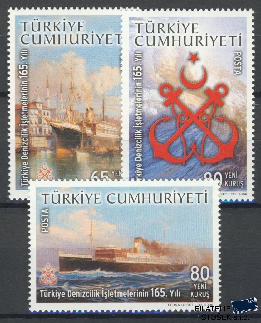Turecko známky Mi 3716-18