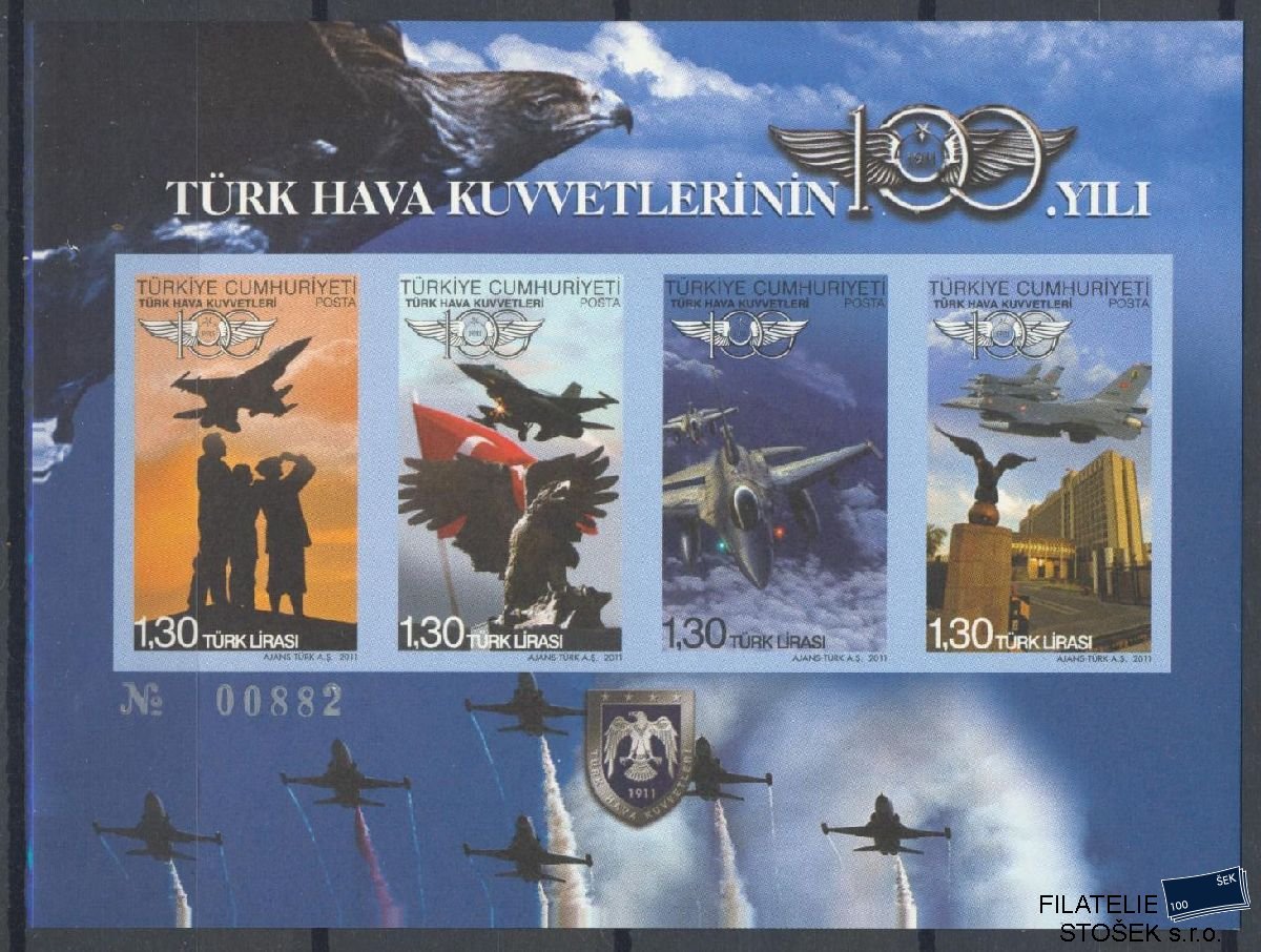 Turecko známky Mi Blok 80