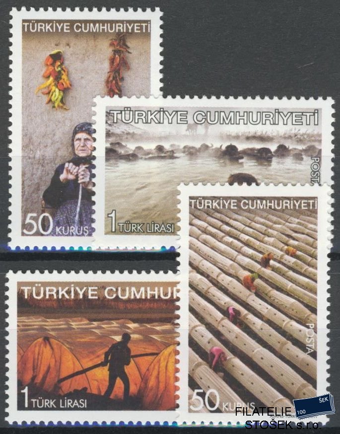 Turecko známky Mi 3925-28