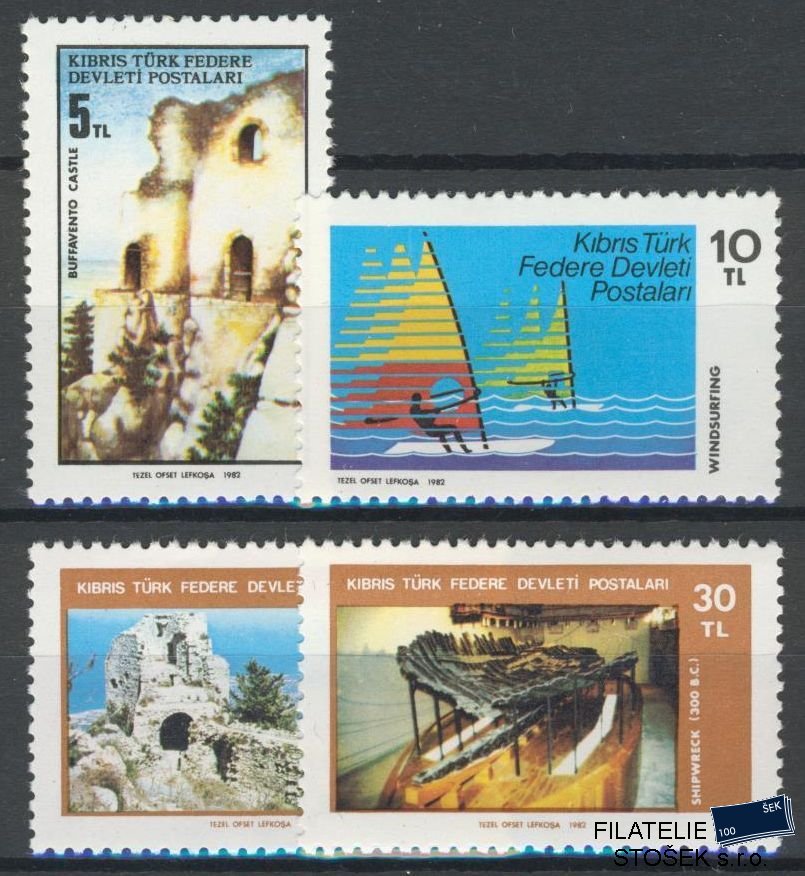 Turecký Kypr známky Mi 116-19