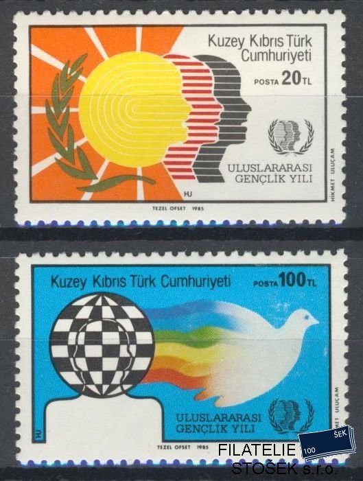 Turecký Kypr známky Mi 172-73