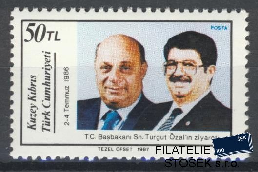 Turecký Kypr známky Mi 217