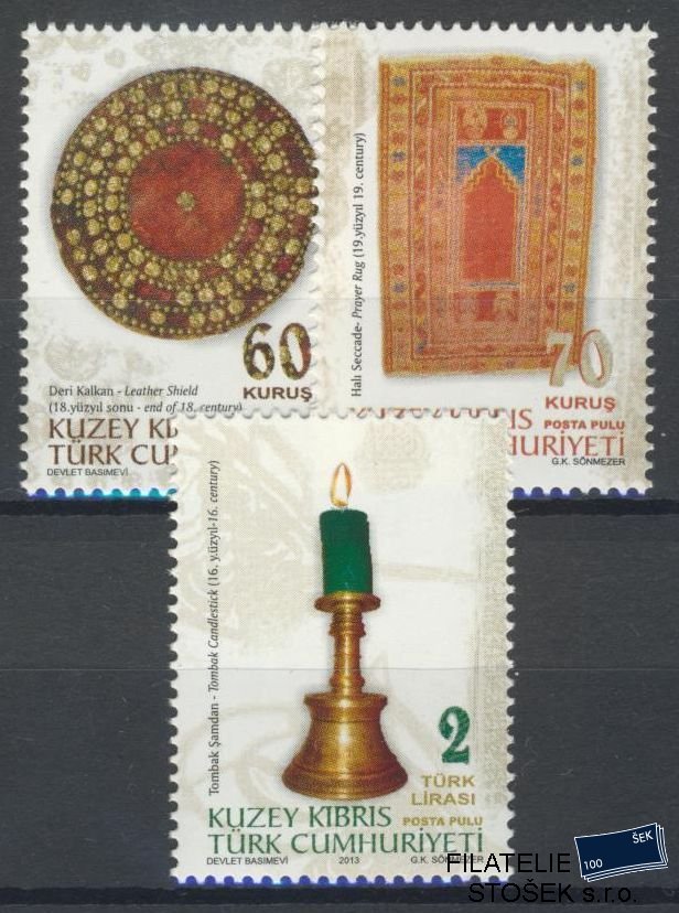 Turecký Kypr známky Mi 779-81