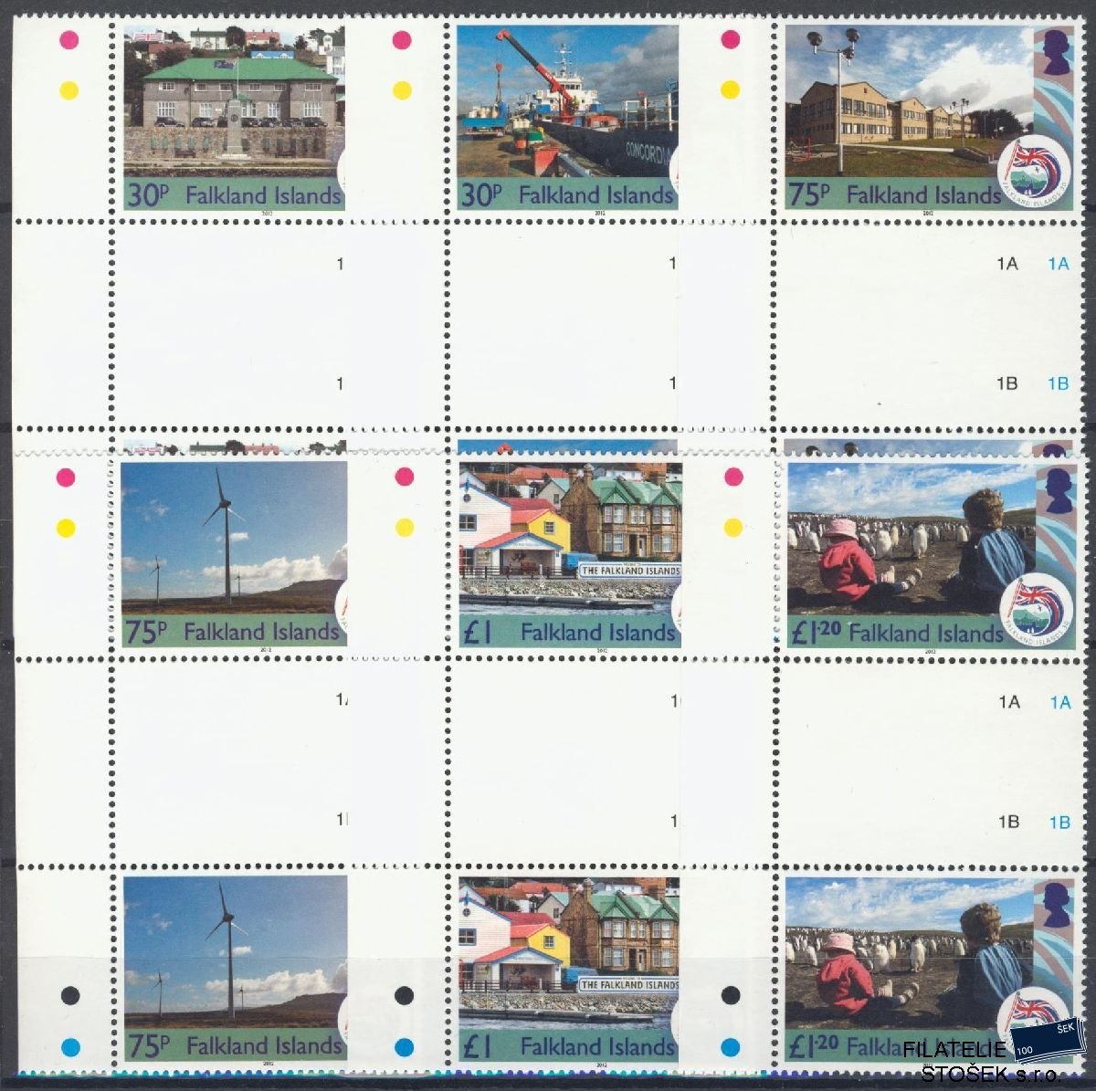 Falkland Islands známky Mi 1165-70