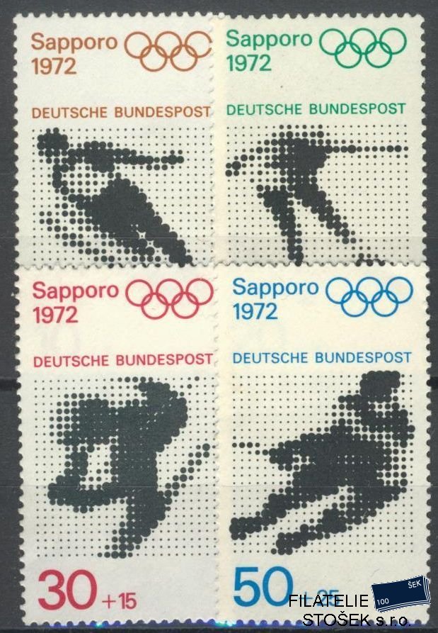 Bundes známky Mi 0680-3