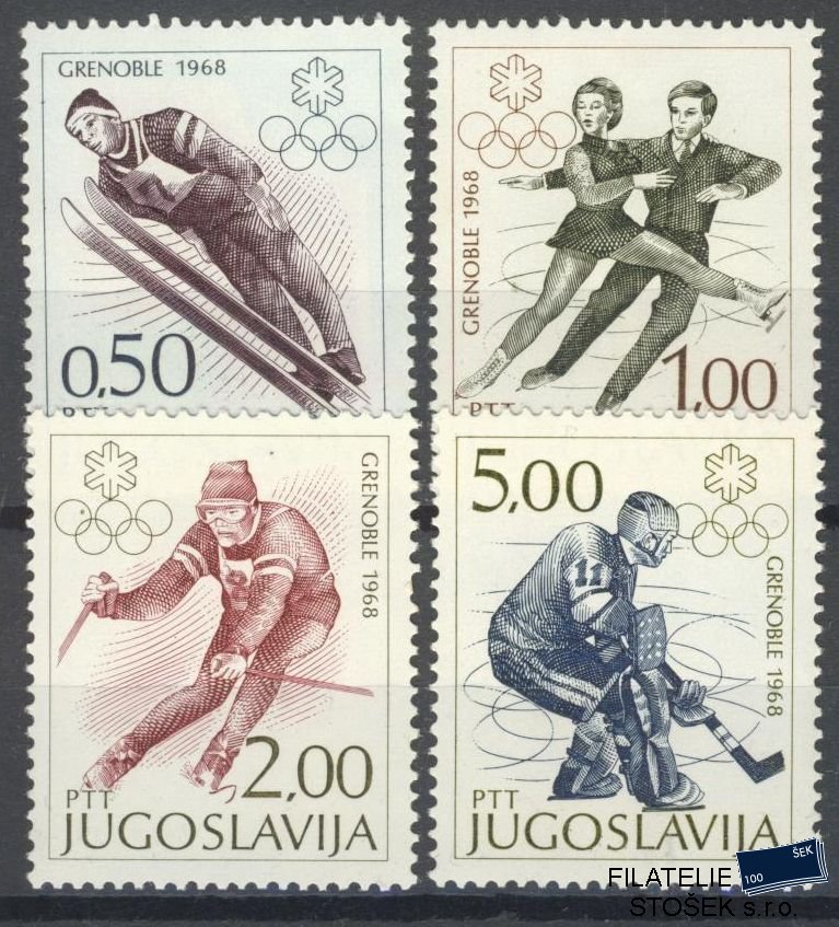 Jugoslávie známky Mi 1262-5