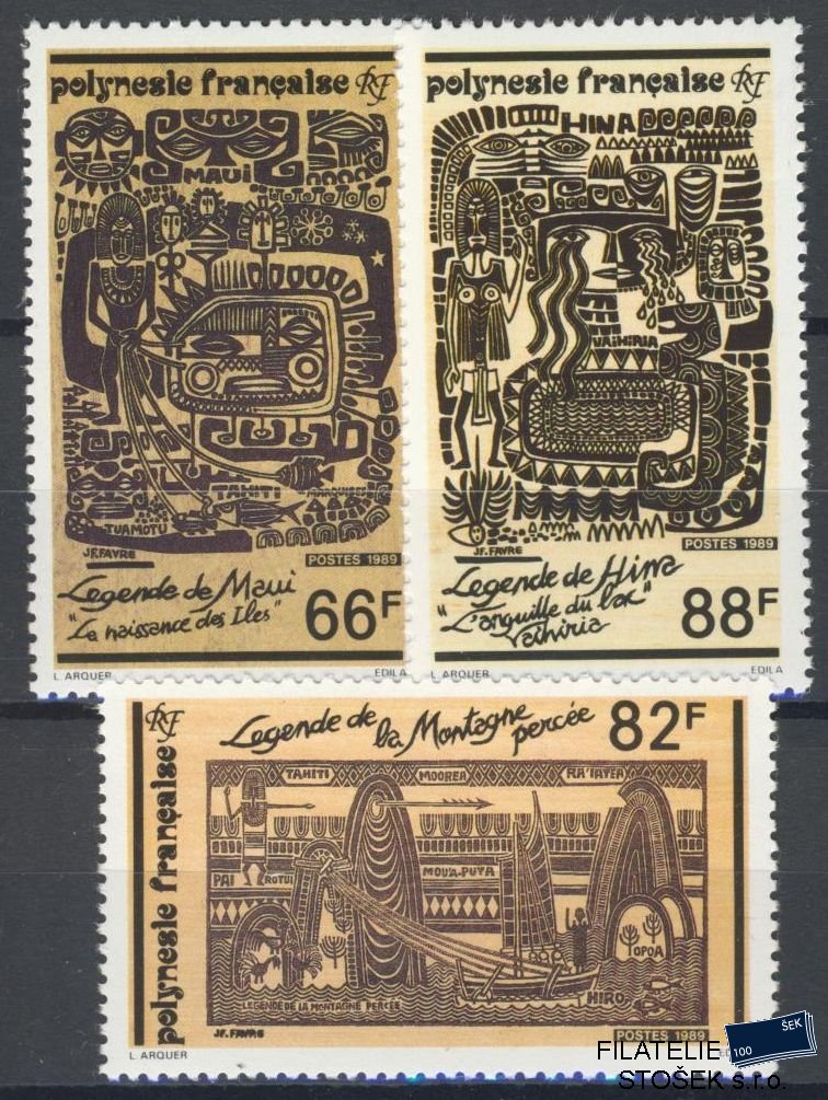 Polynésie známky Mi 0546-8