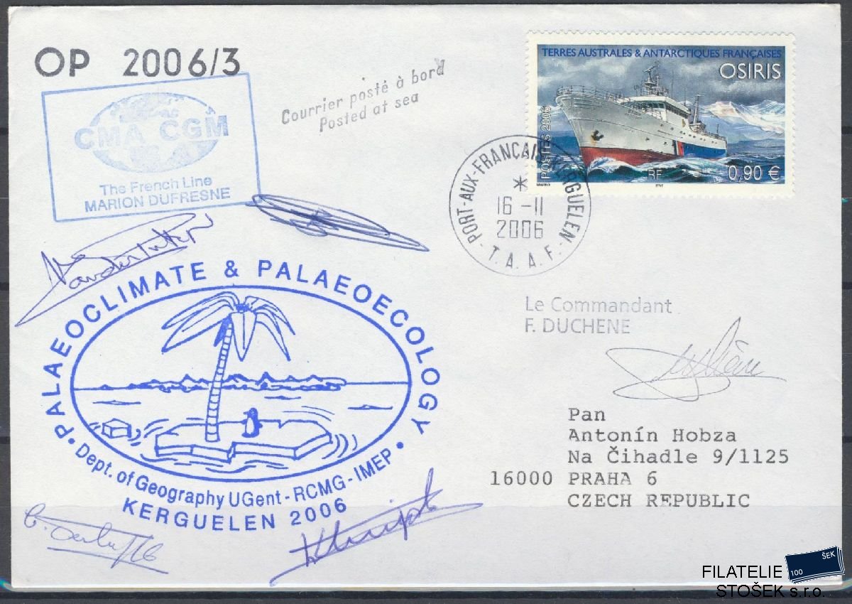Francouzská Antarktida známky Mi 589 Celistvost