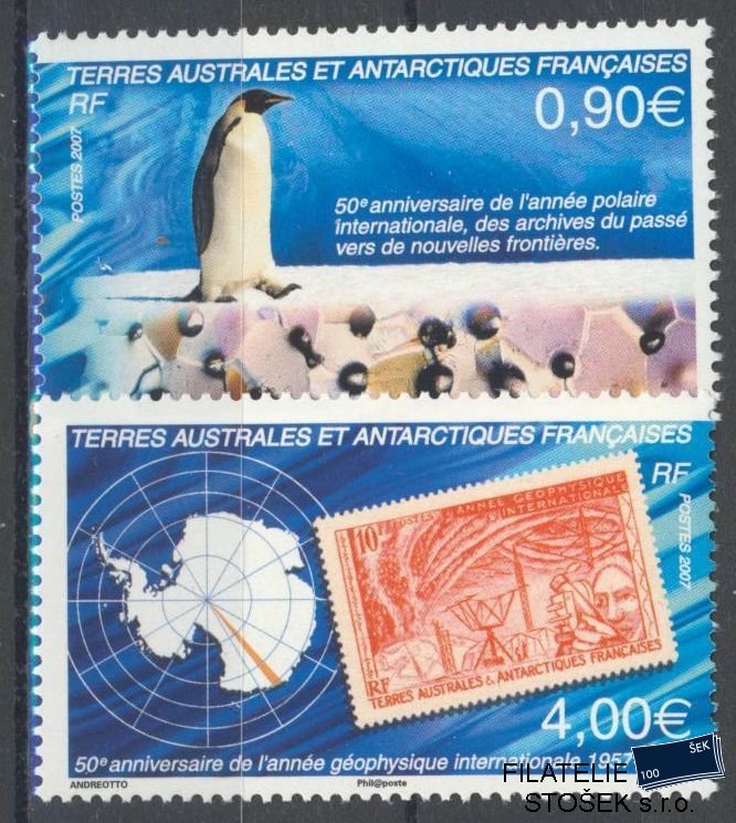 Francouzská Antarktida známky Mi 621-22