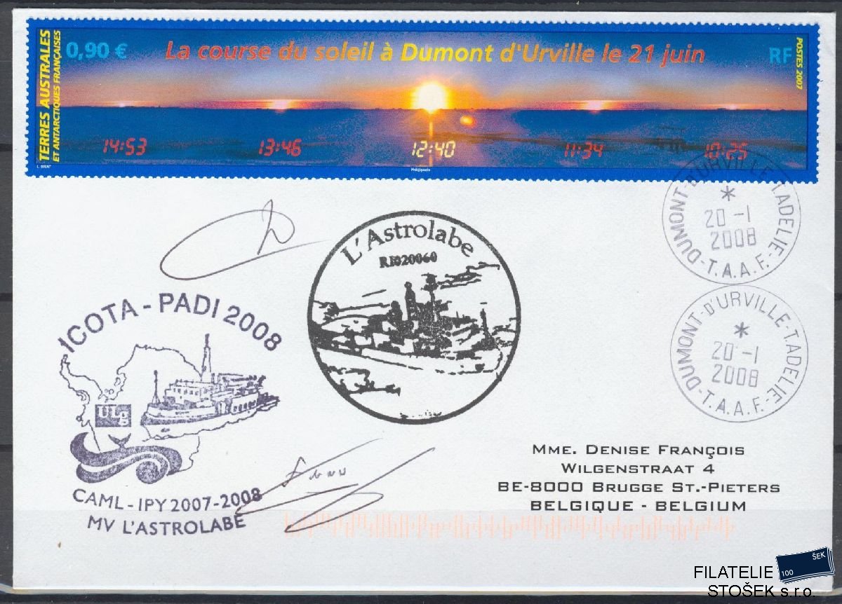 Francouzská Antarktida známky Mi 629 Celistvost