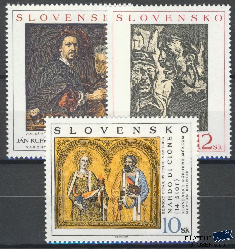 Slovensko známky 132-34
