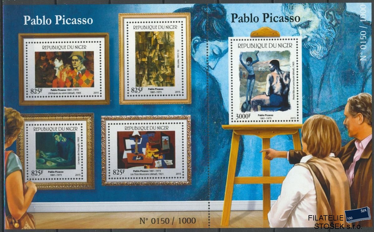 Niger známky Mi 3722-6 Pablo Picasso