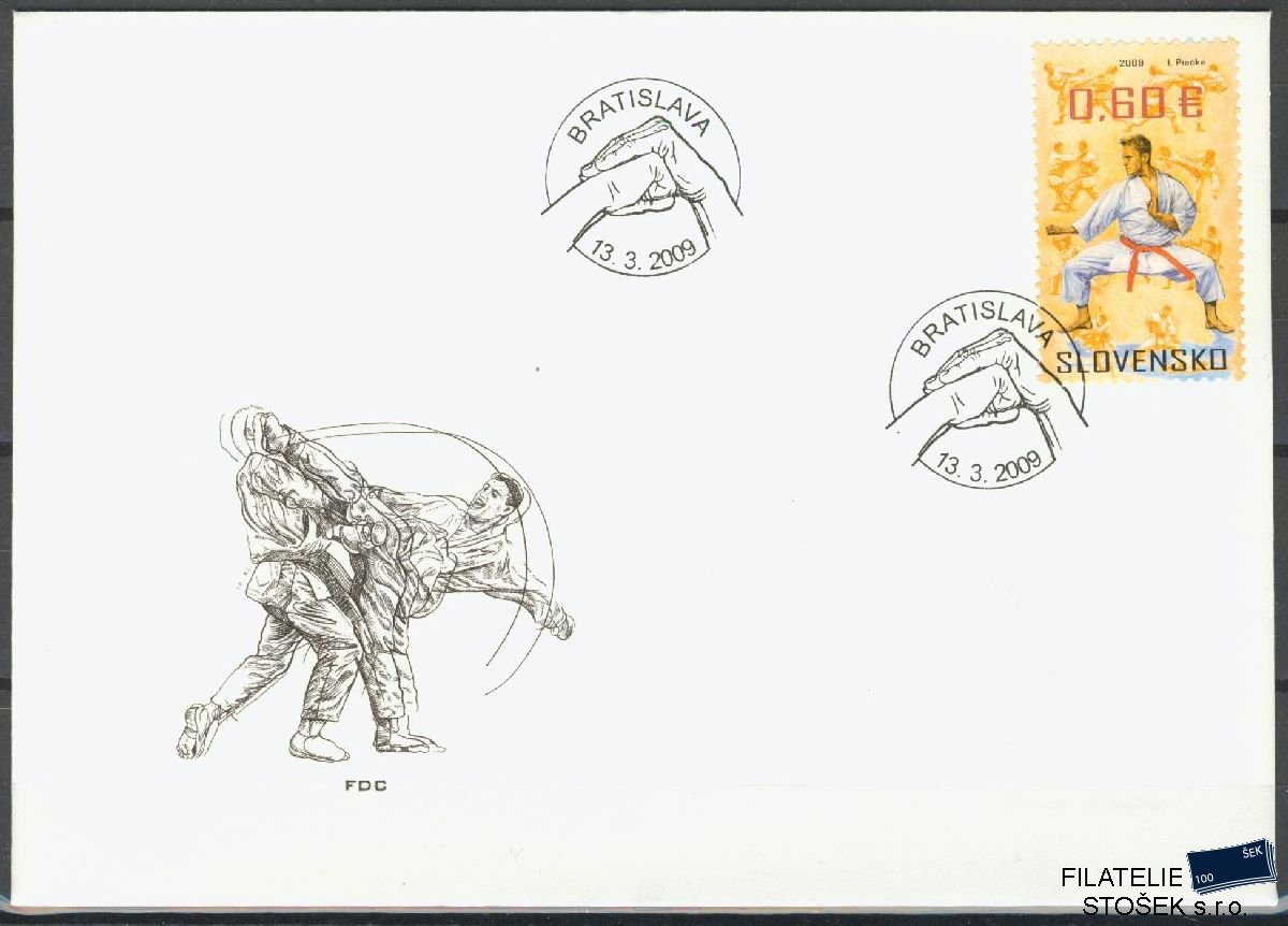 Slovensko známky 451 FDC