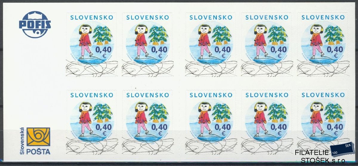 Slovensko známky 463 Sešitek