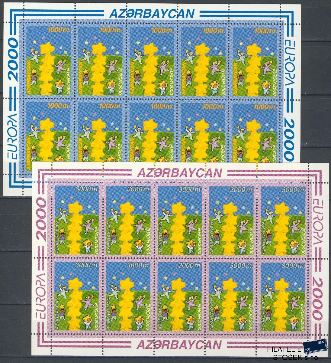 Azerbajdžán známky Mi 461-62 PL