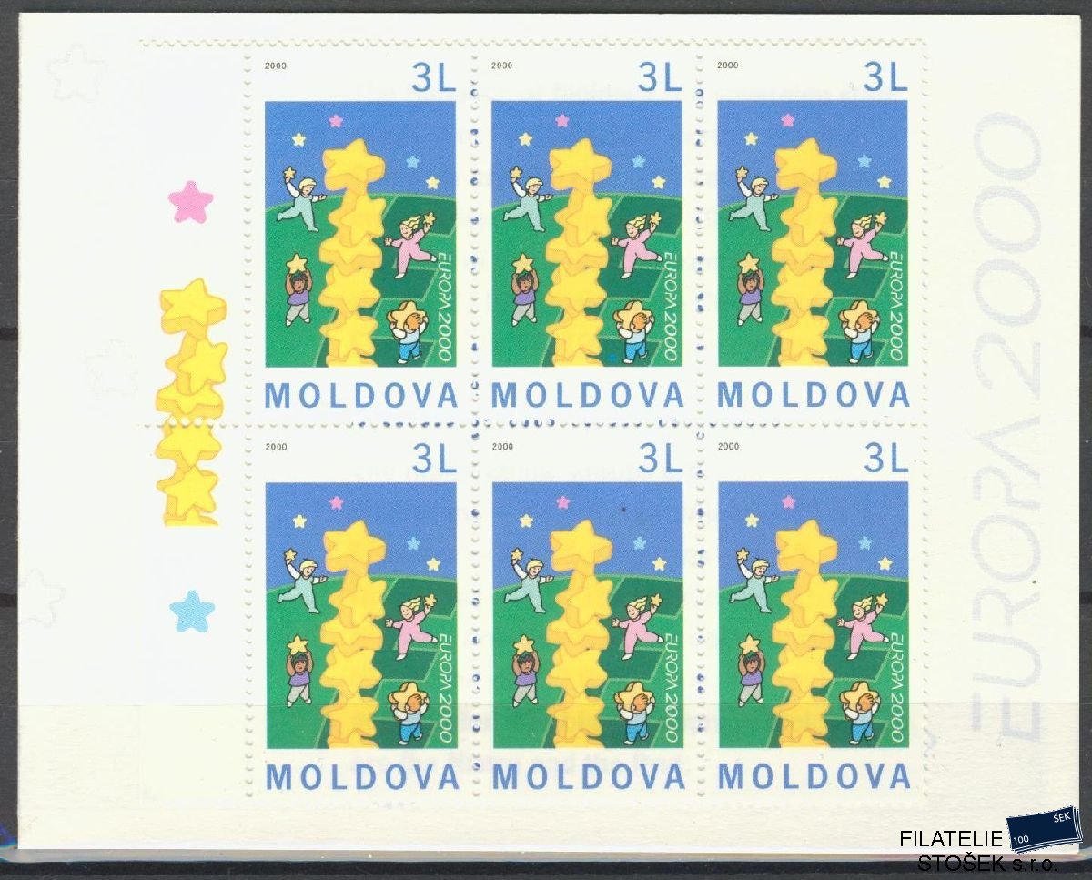 Moldavsko známky Mi 363 Sešitek