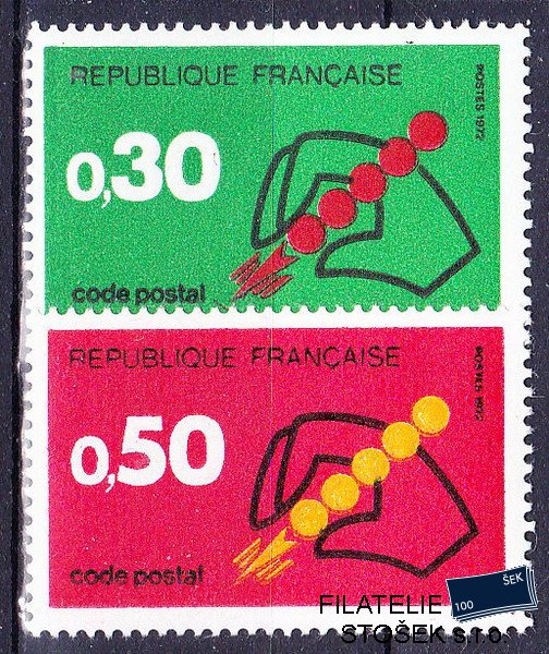 Francie známky Mi 1795-6