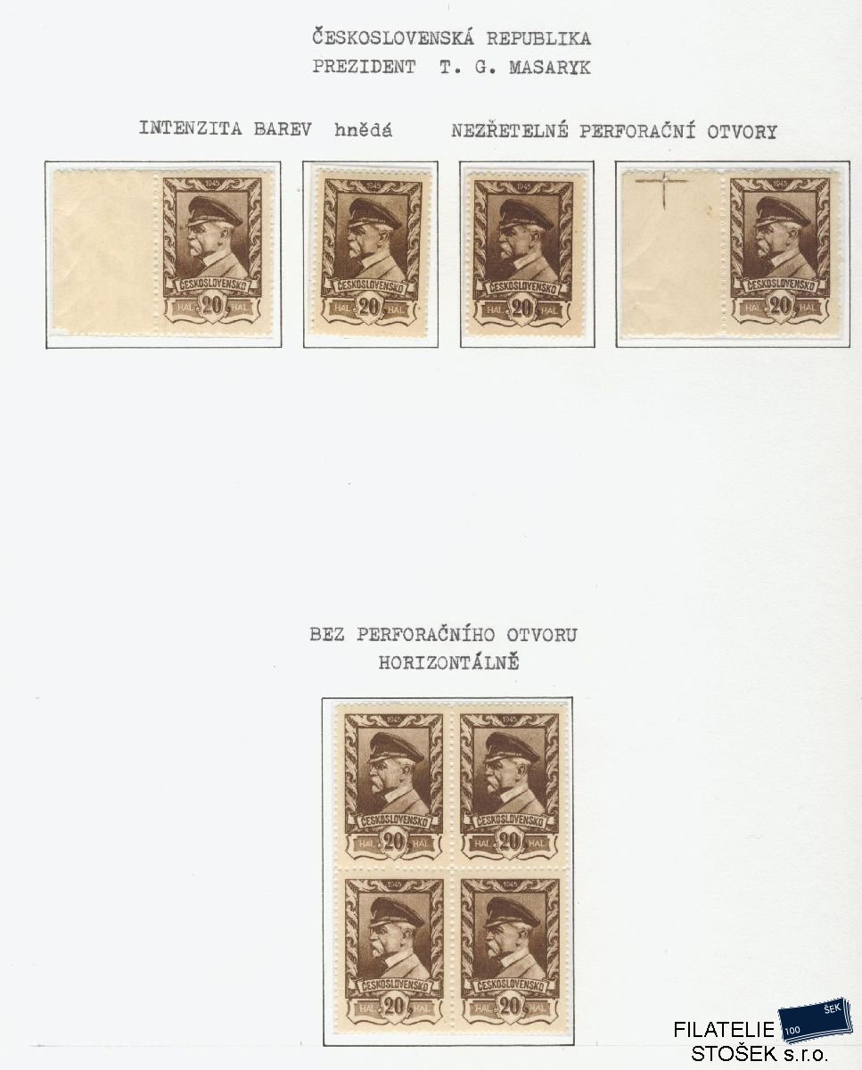 ČSSR známky 383 - Sestava