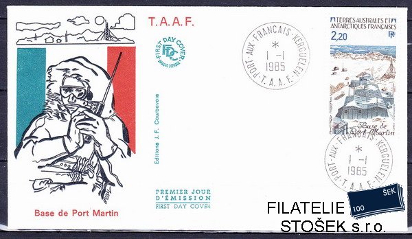 Antarktida francouzská známky Mi 0203 razítko Iles Kerguelen