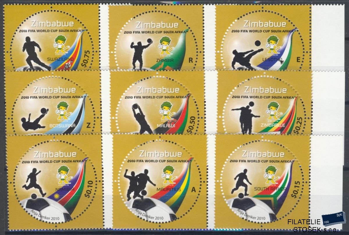 Zimbabwe známky Mi 942-50