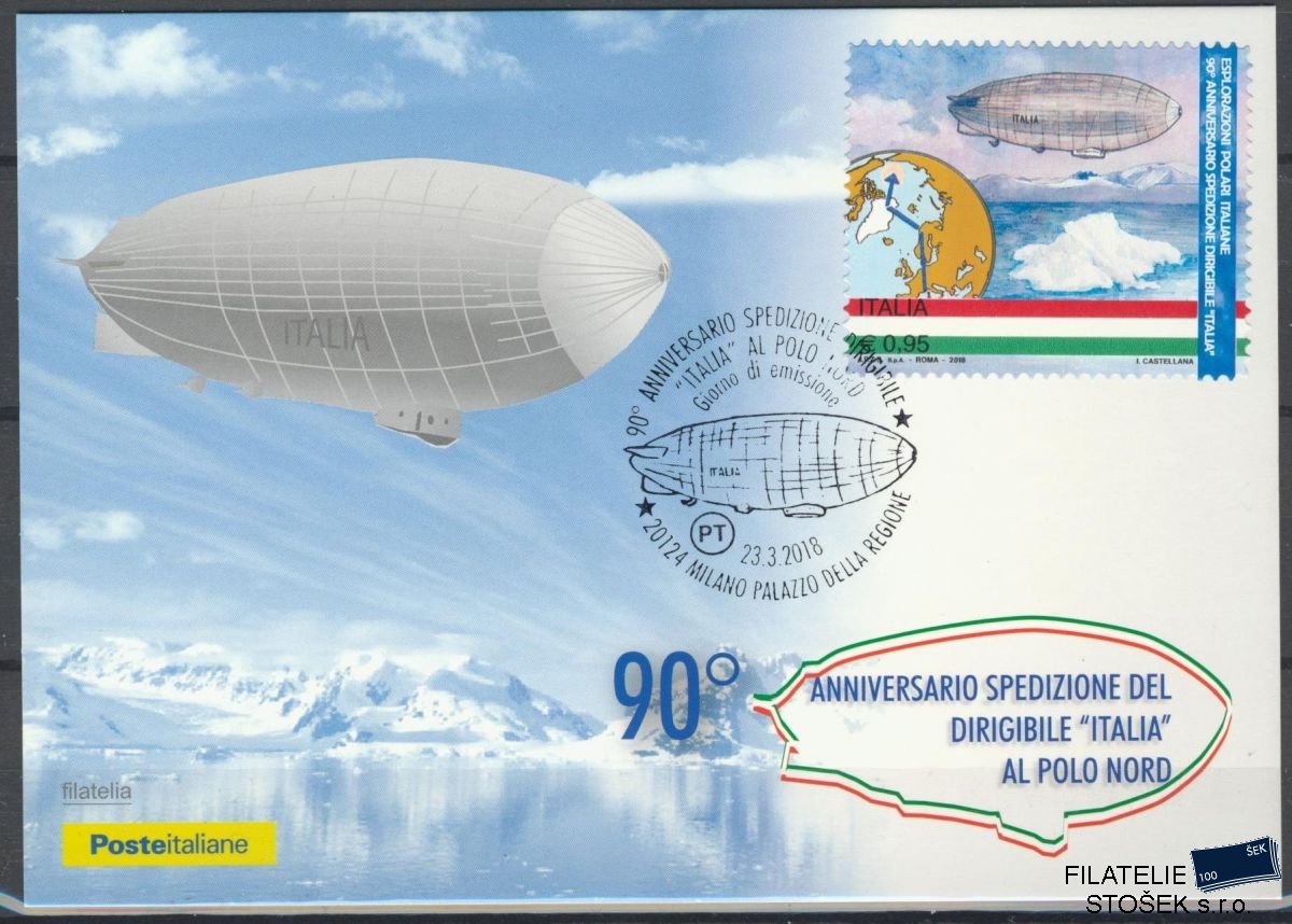 Itálie 90. výročí polární expedice