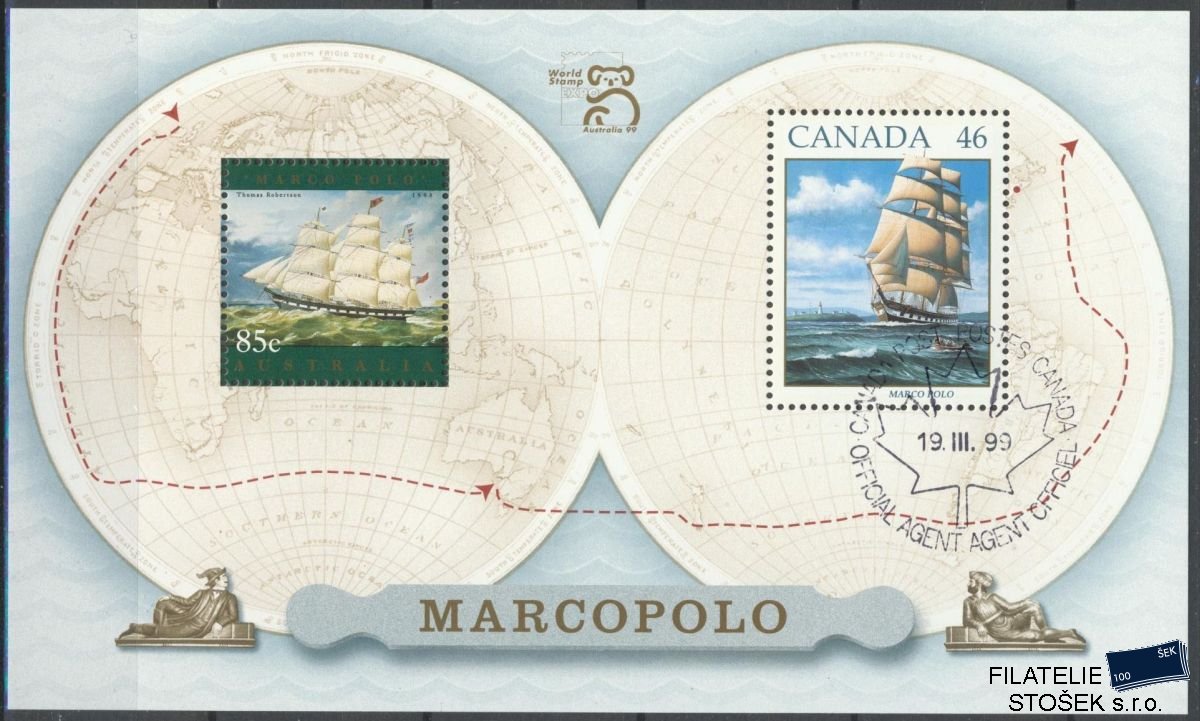 Kanada známky Mi 1752 - Bl.28
