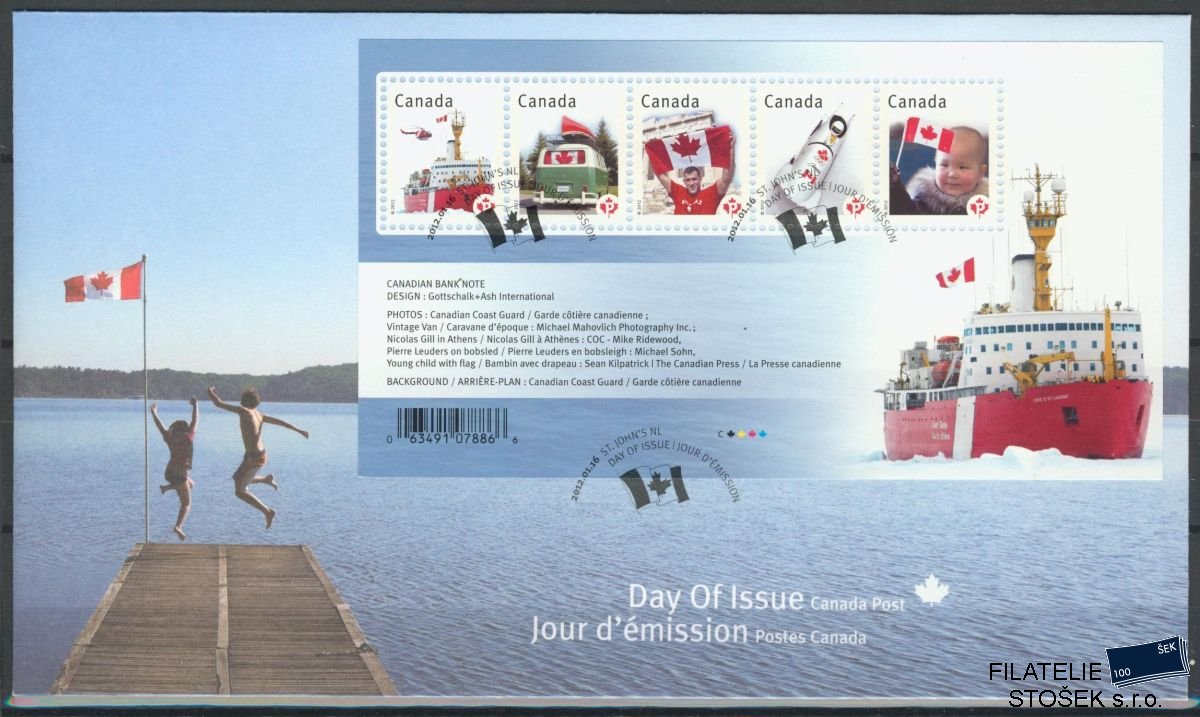Kanada známky Mi 2777-81