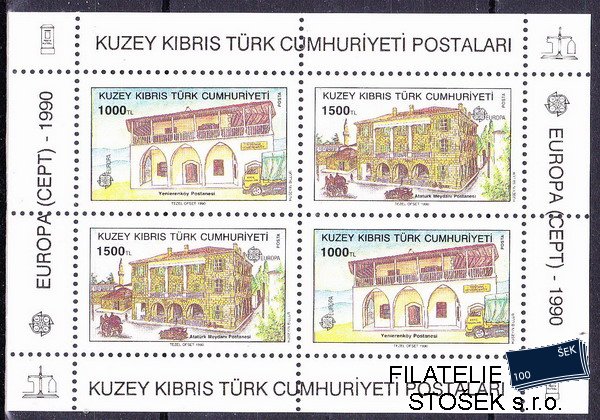 Turecký Kypr známky Mi 0273-4 (Bl.8)