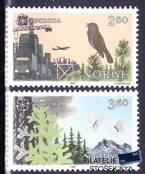 Norsko známky Mi 0946-7