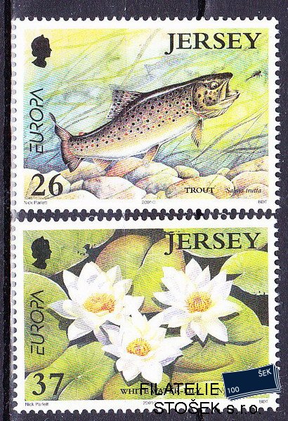 Jersey známky Mi 0981-2