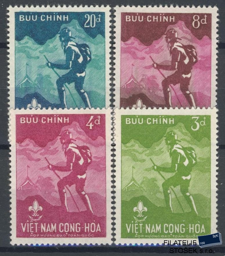 Vietnam Jižní známky Mi 196-99