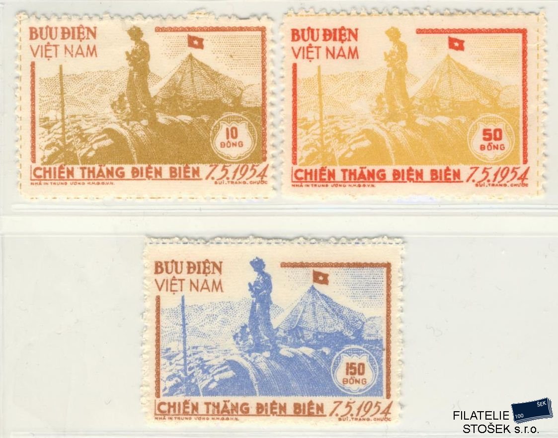 Vietnam známky Mi 12-14