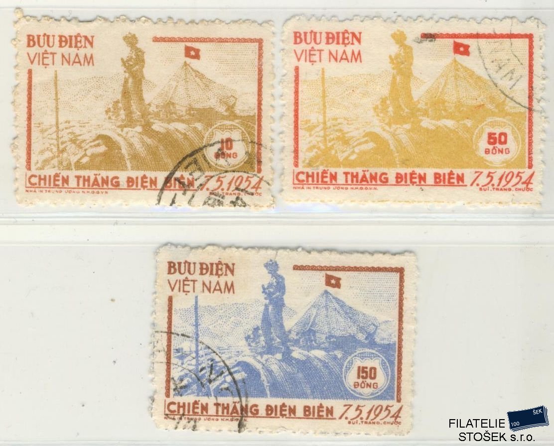 Vietnam známky Mi 12-14